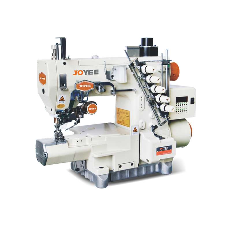 JY-C787T-365-EST-I DIRECT DRIVE CYLINDER BED INTERLOCK SEWING MACHINE WITH AUTOMATIC TRIMMER